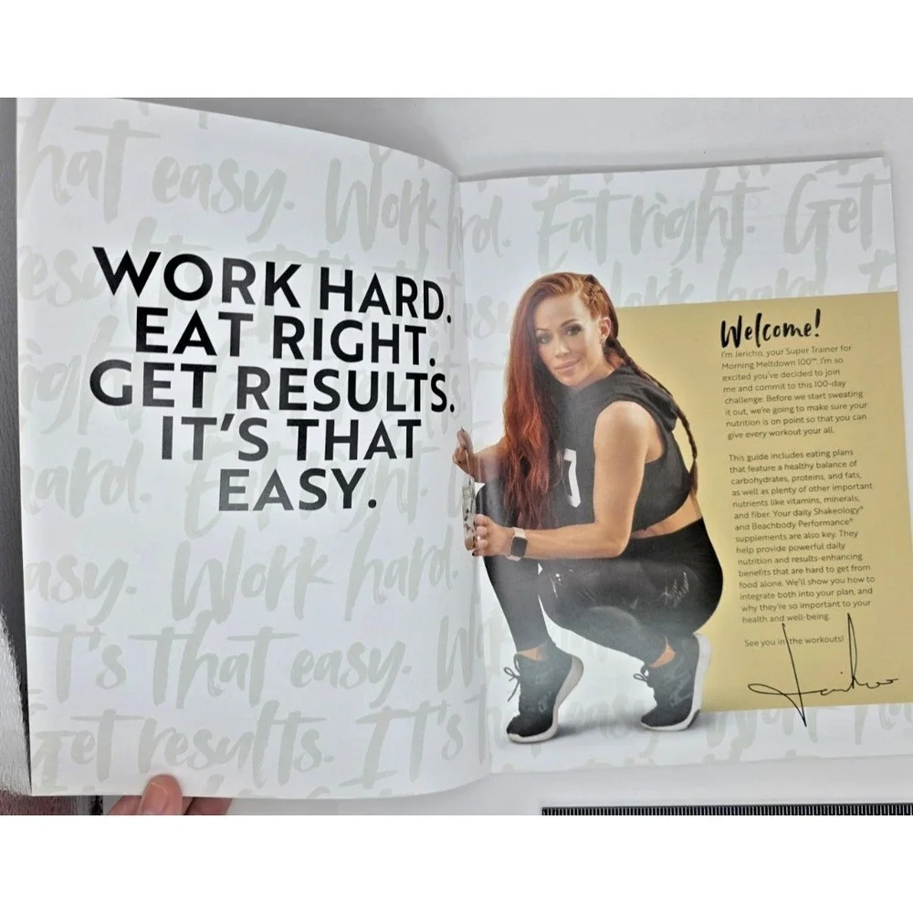 Beachbody Nutrition Guide Morning‎ Meltdown 100 Paperback Book Recipes 88 Pgs